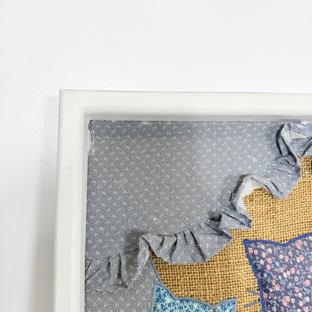 Handmade fabric cat